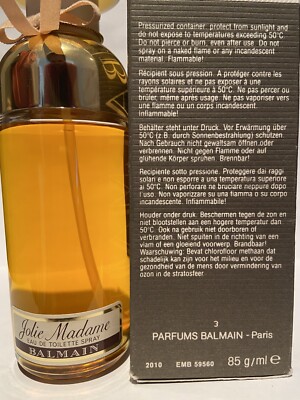 Jolie Madame by BALMAIN Eau de Toilette Spray for Women 85g