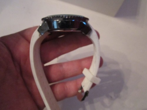 GENEVA WATCH - VERY LARGE CASE 52mm - THICK CASE - WHITE FACE - QUARTZ - BBA-34 - 第 4/9 張圖片