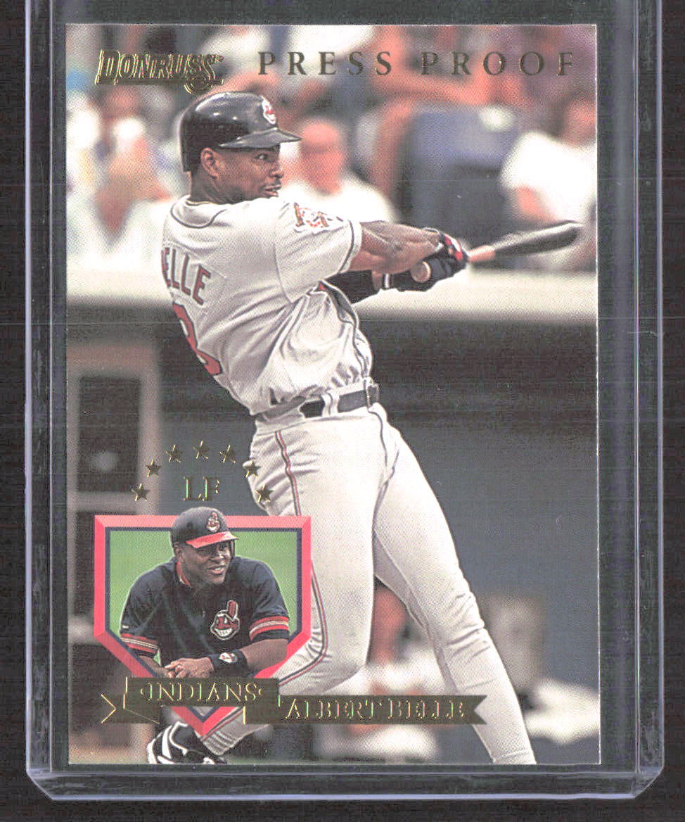 Albert Belle 1995 Donruss Press Proofs Cleveland Indians #264 /2000