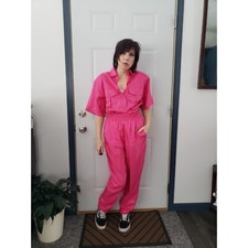80s Pink Top and Pants Matching Set