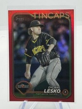 Dylan Lesko 2024 Topps Pro Debut #PD-139 Red Foil SP /10 - Tincaps