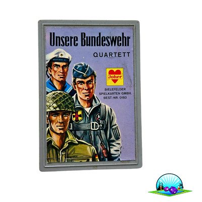 Unsere Bundeswehr Quartett - Bielefelder Spielkarten - Vollständig