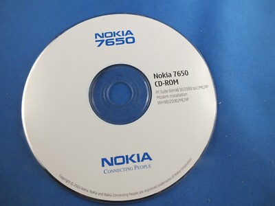 Original Nokia 7650 CD Rom PC Suite Win98 SE/2000 sp2/ME/XP Handy mobile Phone