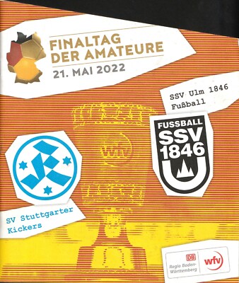 Programm | 2022 | Stuttgarter Kickers - SSV Ulm 1846 | Finale Landespokal