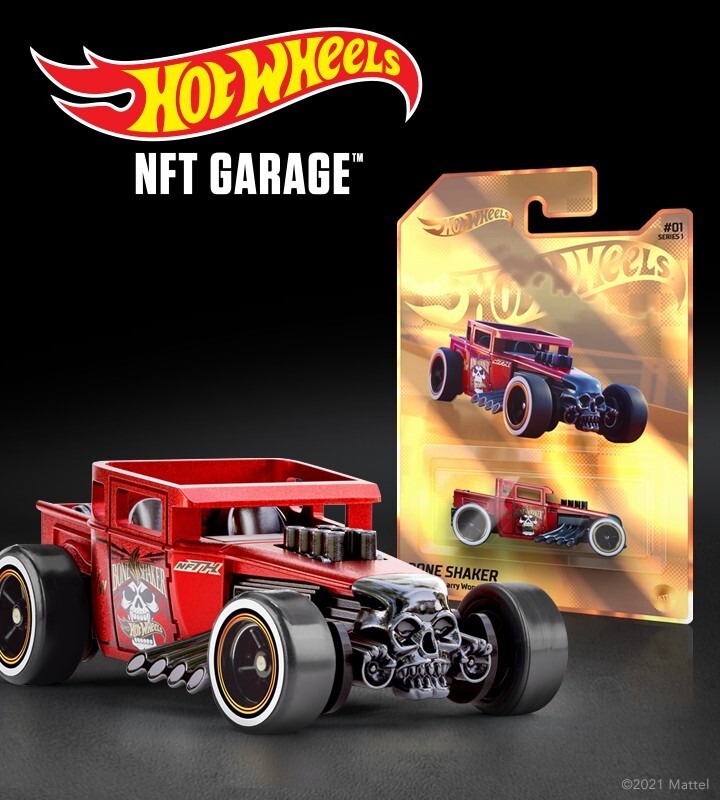Hot Wheels Bone Shaker Garage Series 1 Physical NFTH Treasure Hunt