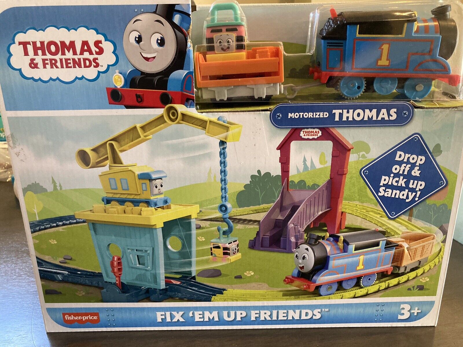 Thomas & Friends Fix 'em Up Friends Train and Track Set with Motorized Thomas 