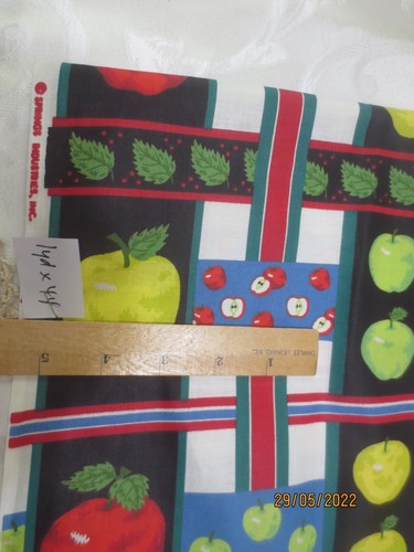 3 Fruit Theme Cotton Fabrics Hi-fashion Apples Cranston Citrus Messmore Spring - Picture 7 of 8