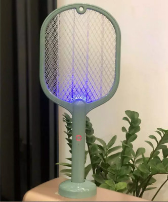 Powerful Fly Mosquito Killer Bug Zapper Racket USB Rechargeable Handheld Swatter