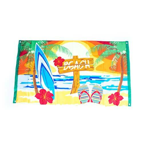 150cm x 90cm Bandera de Playa de Verano | Bandera de Evento Temático | Bandera de Fiesta de Verano en la Playa