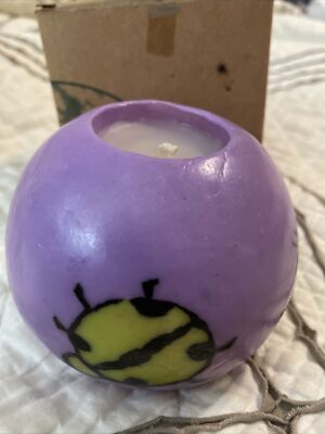 Lifelines Hand Sculpted Ladybug Citronella Candle