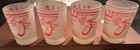 VINTAGE 4 x Red Hazel Atlas Vintage ‘Say When!’ Frosted Shot Glasses 1950s look — photo 2