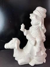 Nativity Sweet Tot Wise man On A Camel 10 1/4" Ceramic Bisque, Ready to Paint