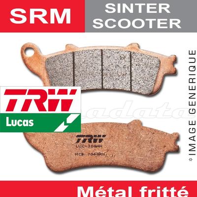 Plaquettes de frein Arrière TRW Lucas MCB 800 SRM pour TGB 125 X-Motion ie 09-