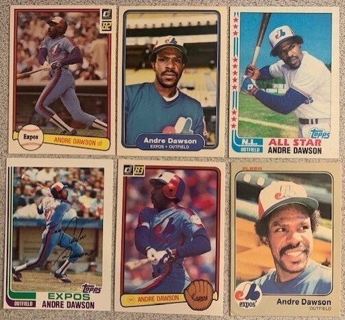 ANDRE DAWSON Expos, Cubs + Parallel/Insert/Base Cards - You Pick - FREE S/H- HOF - Image 3 of 4