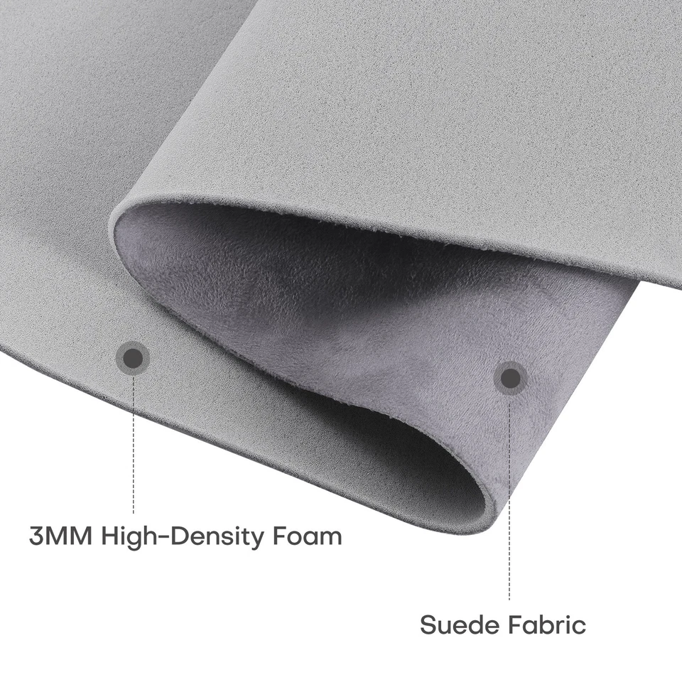1/8" Thick Suede Headliner Fabric Foam Back Auto Roof Repair Upholstery Material - Image 4 of 4