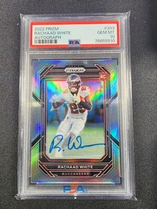 Rachaad White 2022 Prizm #343 Rookie Autographs Price Guide Rachaad White 2022 Prizm #343 Rookie Autographs Price Guide