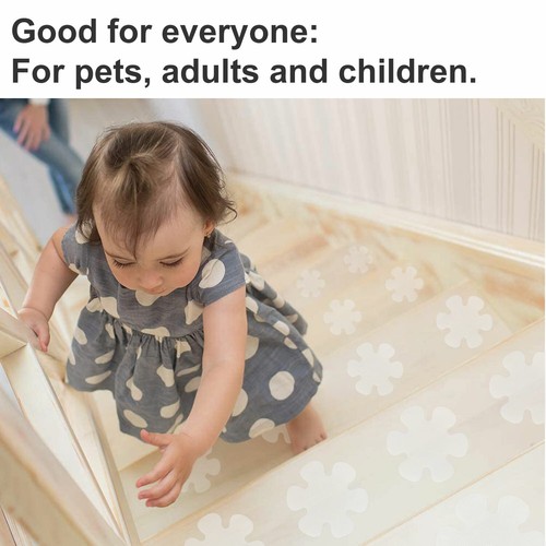 12PCS Bath Tub Shower Stickers Anti Slip Strip Home Non-Slip Safety Floor Treads - Picture 21 of 36