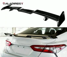For 2018-2024 Toyota Camry Gloss Black JDM TRD Style Highkick Trunk Spoiler Wing
