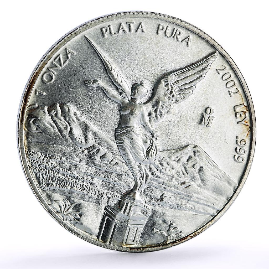 2002年 1オンス 銀貨 天使像　メキシコ Mexico 1 onza Libertad Angel of Independence silver coin 2002 | eBay