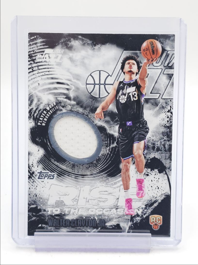 WALTER CLAYTON JR. 2025-26 TOPPS RISE TO THE OCCASION ROOKIE PATCH RC Q4616