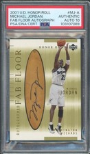 2001 U.D Honor Roll Michael Jordan Fab Floor Autograph #MJ-A