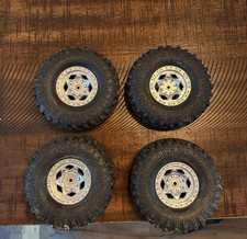 Proline Axial Super Swamper 1.9 Tires Beadlock Wheels Off Toyota Sr5