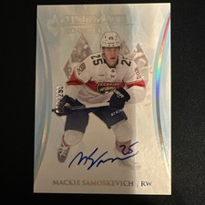 2023-24 ULTIMATE MACKIE SAMOSKEVICH AUTO /299 INTRODUCTIONS 2023 ROOKIES