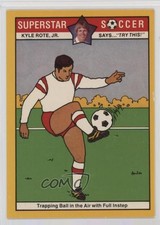 1976 Bel-Art Superstar Soccer Colonial Bread Kyle Rote Jr #27 0b6