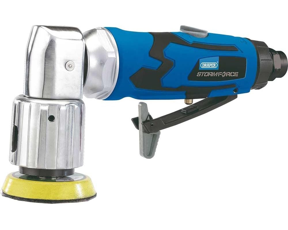 Draper 65059 Mini Air Sander 50mm Variable Speed Sanding Machine Auto Bodyshop