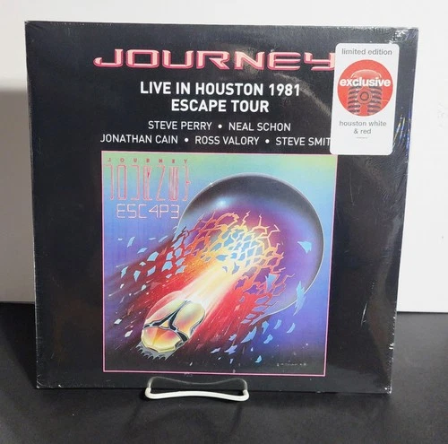 JOURNEY LIVE IN HOUSTON 1981 New sealed [RED/WHITE VINYL] (2LP) RECORD