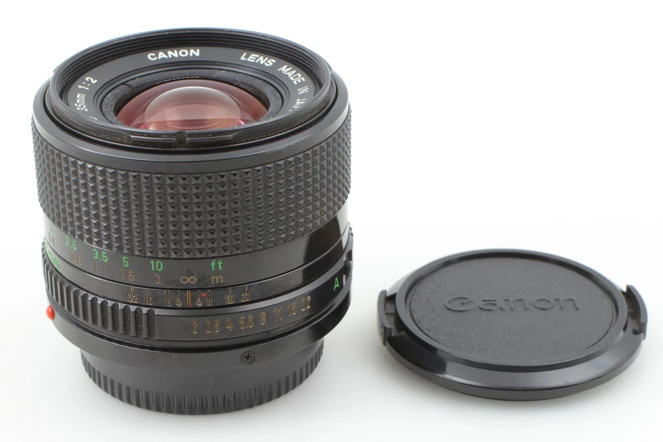 [Near MINT] Canon New FD NFD 35mm f2 Wide Angle Lens For A-1 AE-1 F-1 From JAPAN - Image 2 of 4