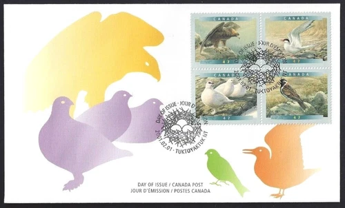 🍁Canada   #1889a  "BIRDS OF CANADA"   Brand New 2001 First Day Cover