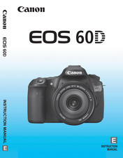 Canon eos 60d Digital Camera User Owner Instruction Manual