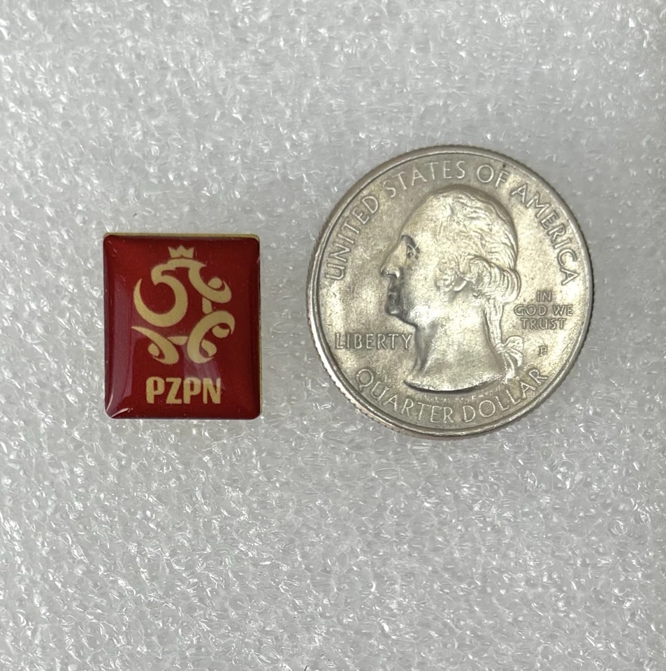 Asociación Polaca de Fútbol PZPN Polonia Selección Nacional de Fútbol Esmalte Pin Insignia Foto 2 de 3