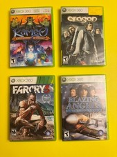 Microsoft Xbox 360 Games cases w / original manuals lot of 4