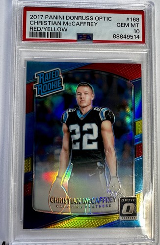 2017 Christian McCaffrey [Red, Yellow] #168