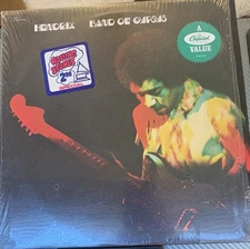 Jimi Hendrix Band Of Gypsys Vinyl LP 1982 SN-16319 Shrink Hype Sticker VG TESTED