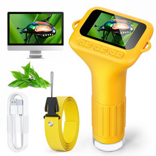 Digital Microscope for Kids, 1000X HD Handheld Science Toy Portable USB Ages 4 