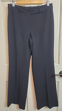 Ann Taylor Black Margo Dress Pants Womens Size 6 31x29 Lined Straight 125-36035