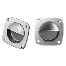 316 Stainless Steel Boat Hatch Pull Handle Flush Pull for Sliding Doors 2 Pack