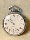 ANTIQUE 16s ELGIN BW RAYMOND GRADE 372 19 JEWEL POCKET WATCH