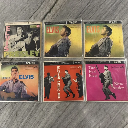 ELVIS PRESLEY – 5 Record  LOT, EPA 992/993/994/940/747/830 Very nice!