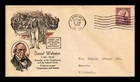 DR JIM STAMPS US COVER DANIEL WEBSTER FIRST DAY ISSUE SCOTT 725