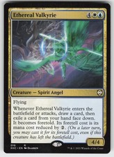 Ethereal Valkyrie Commander: Kaldheim 16 R MP MTG