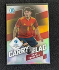 2022 Bowman Chrome Road to UEFA U21 Unai Vencedor Spain Carry the Flag