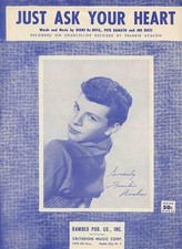 Just Ask Your Heart Sheet Music Frankie Avalon de Nota Damato Ricci