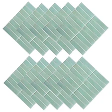 12 Pcs Self Adhesive Wall Tiles Peel and Stick Decals Decorative Sticker