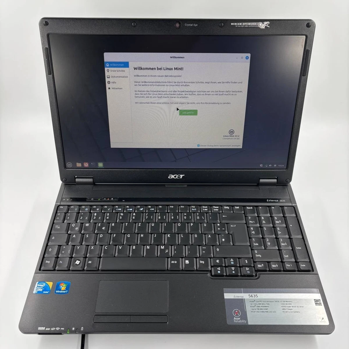 Haut-parleur + Nappe Pour Acer Extensa 5635 / 5635G - Occasion Fonctionnel