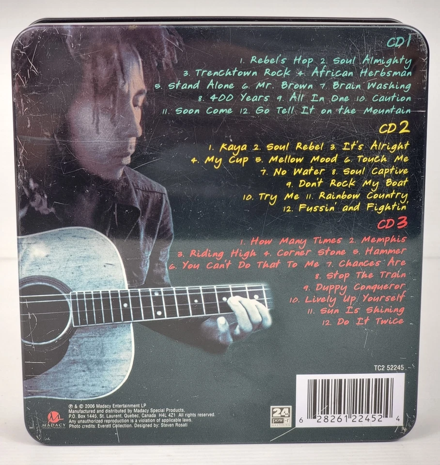 Bob Marley Forever 3 CD Special Edition Embossed Tin Box Set - image 2 of 4