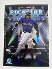 2025 Bowman #RR-1 Adael Amador Rockstar Rookies Colorado Rockies Rookie RC
